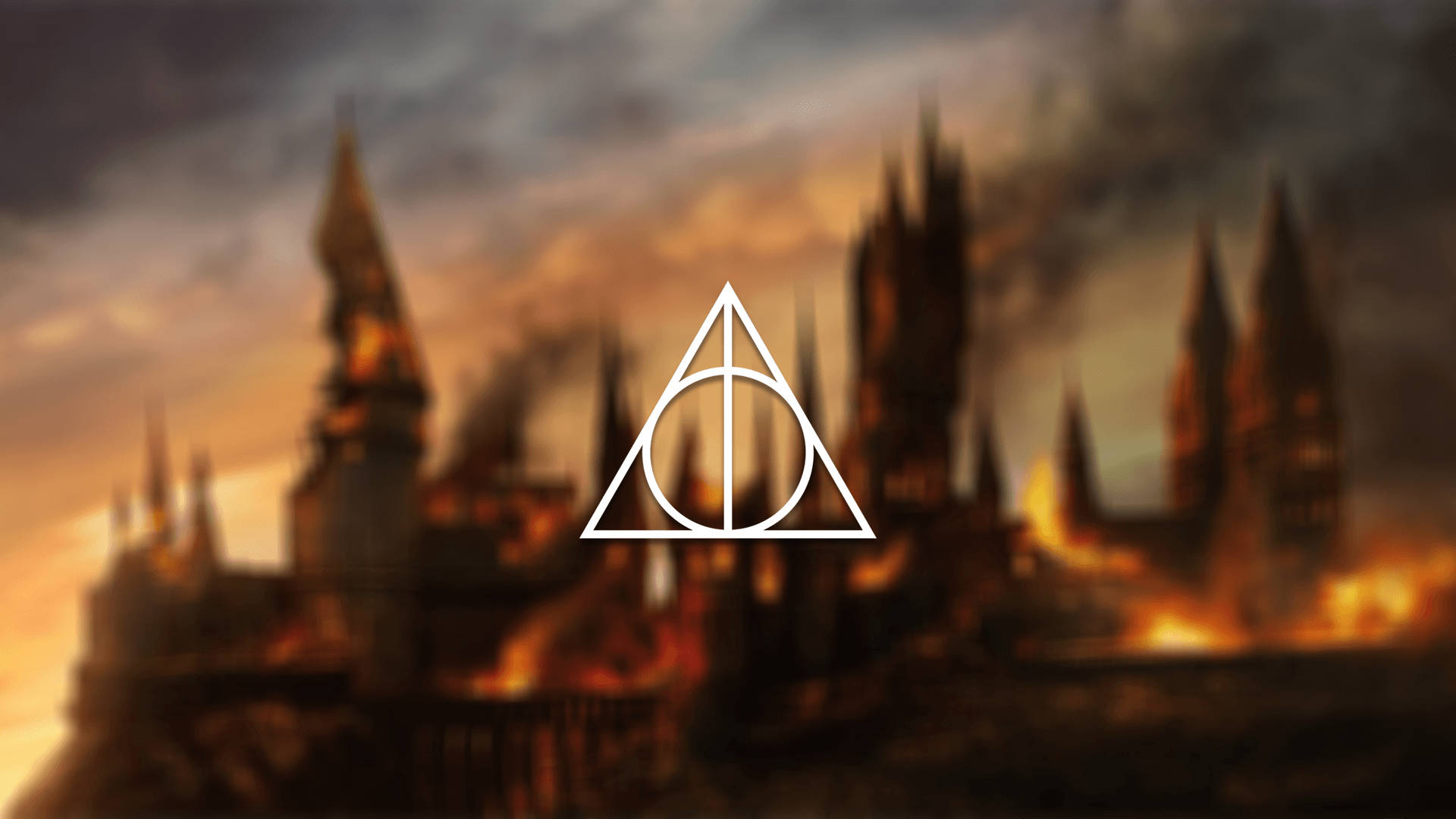 Deathly Hallows Logo Harry Potter Desktop Wallpaper