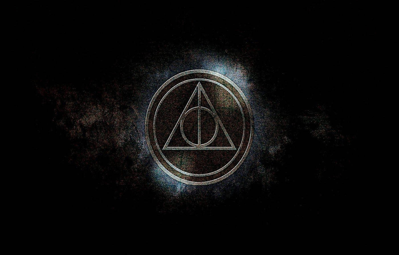 Símbolode Las Reliquias De La Muerte De Harry Potter Para Ipad Fondo de pantalla