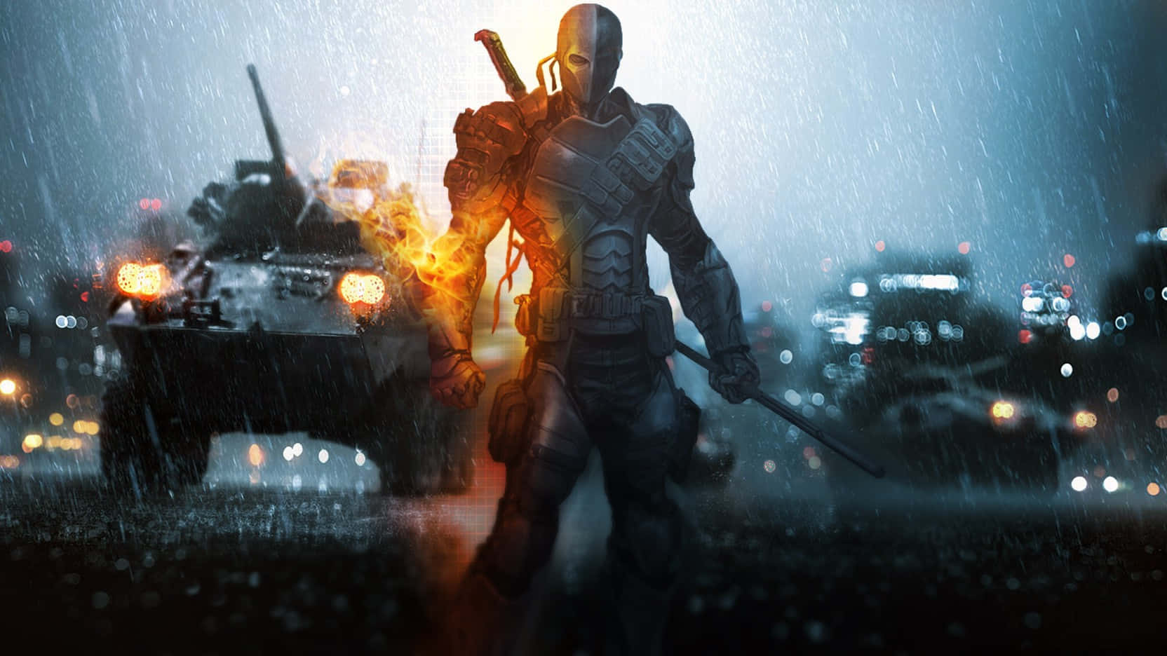 Deathstroke, the infamous assassin