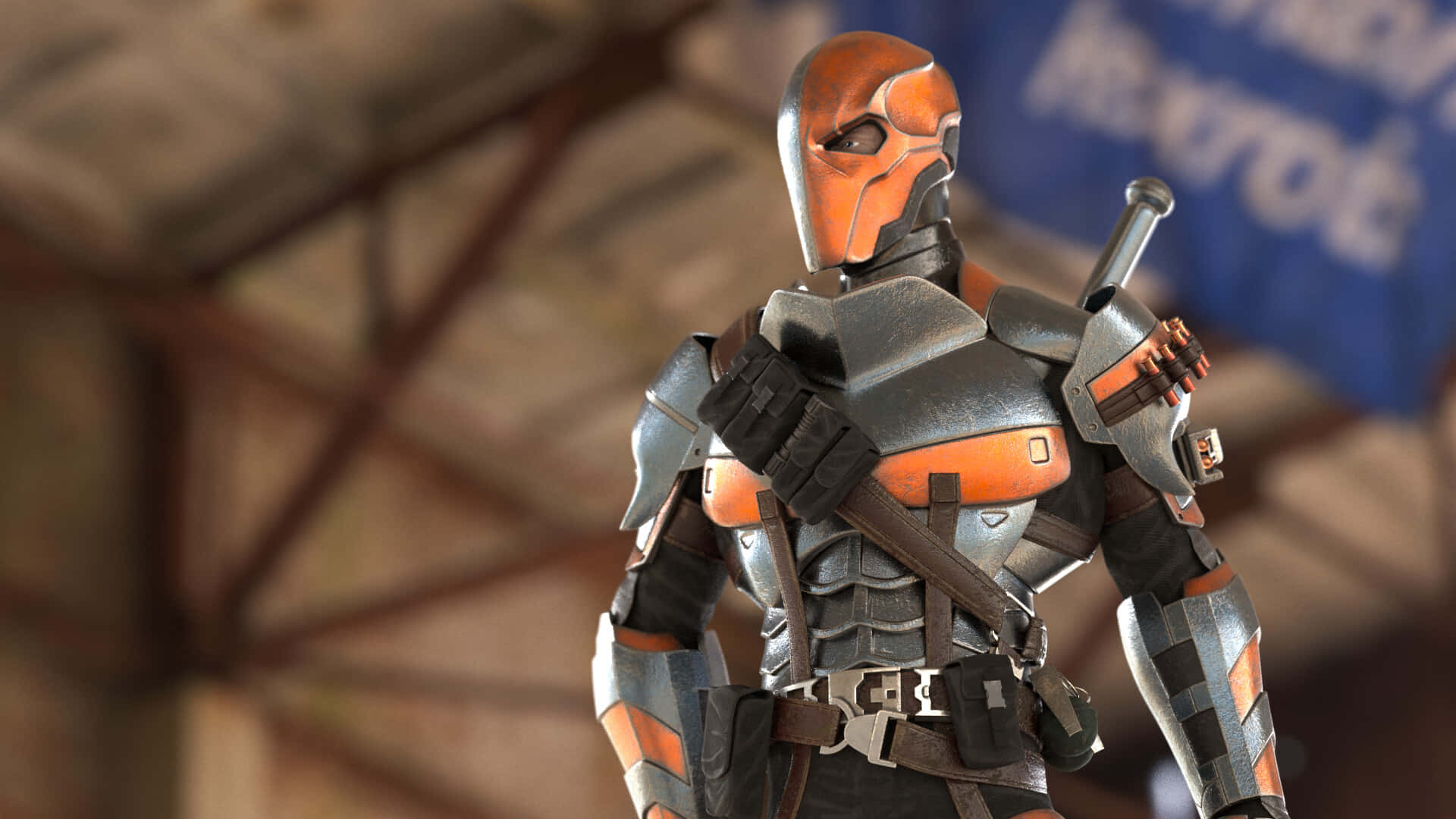 "A master assassin and mercenary, Deathstroke stands ready for action!"