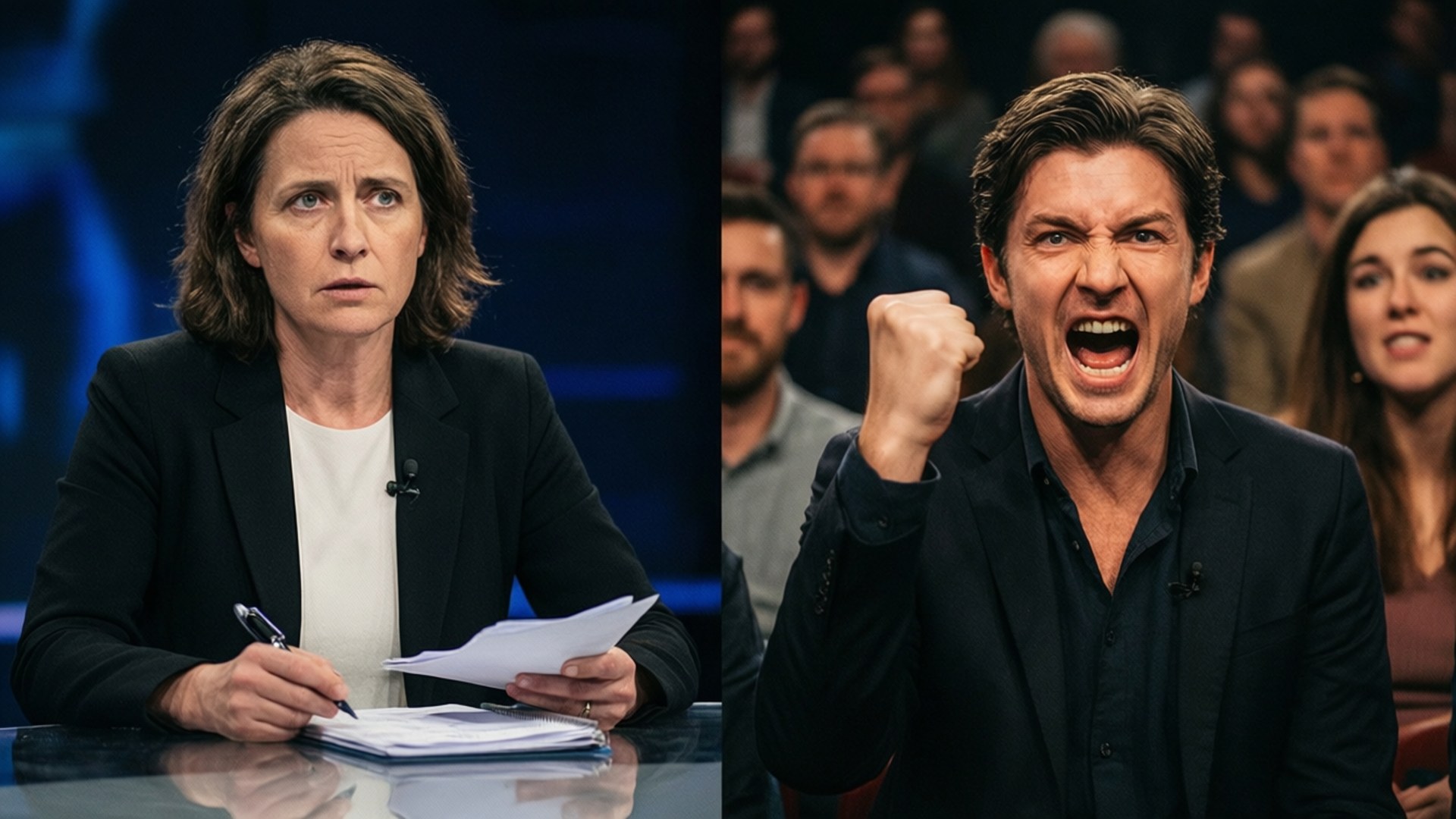 Réaction au Débat Scindée Fonds d'écran