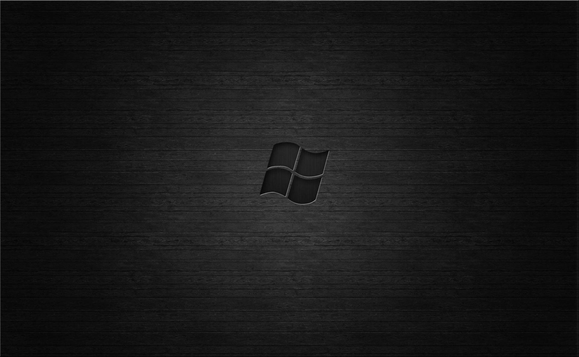 Debossed Dark Windows Logo Wallpaper