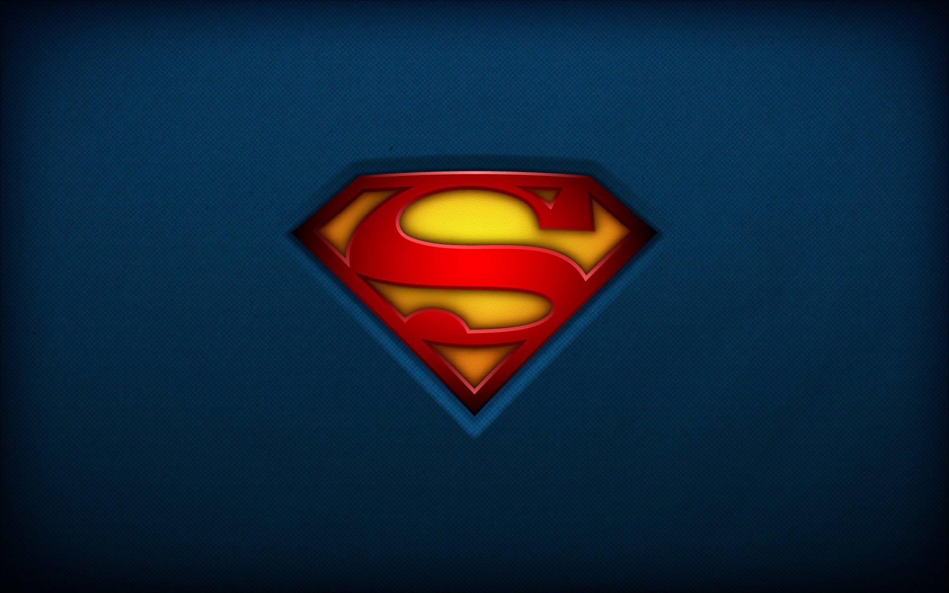 Iconic Full-Color Superman Logo in High Resolution Wallpaper