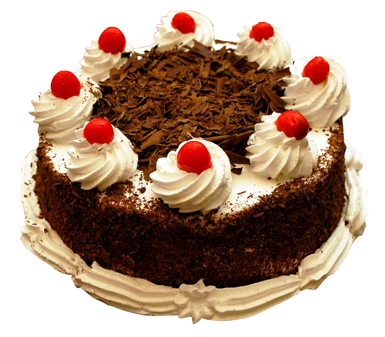 Decadent Chocolate Birthday Cake PNG