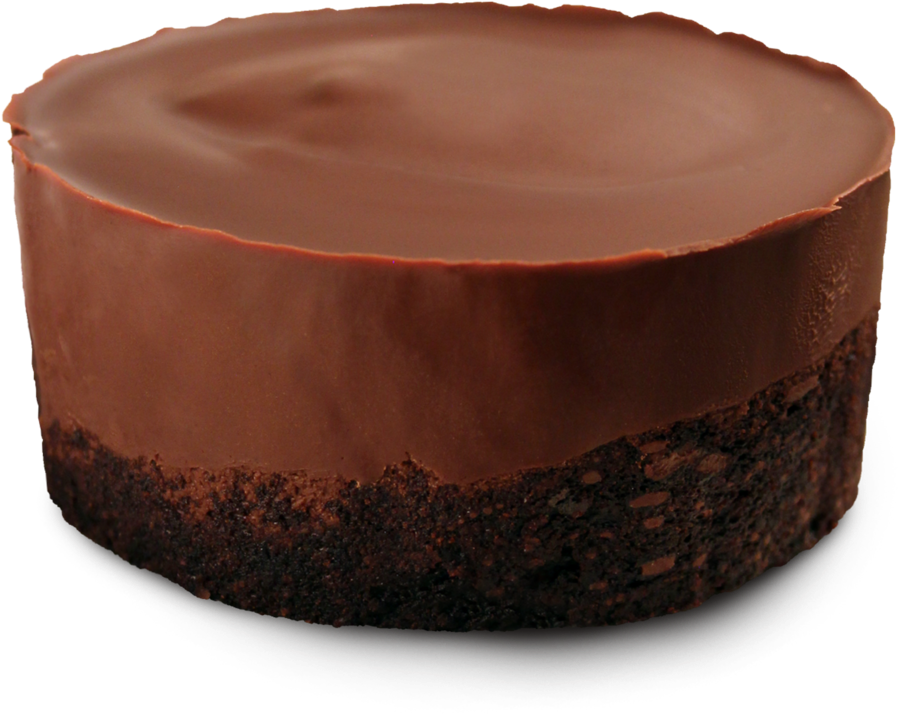 Decadent Chocolate Cake Ganache Frosting.png PNG