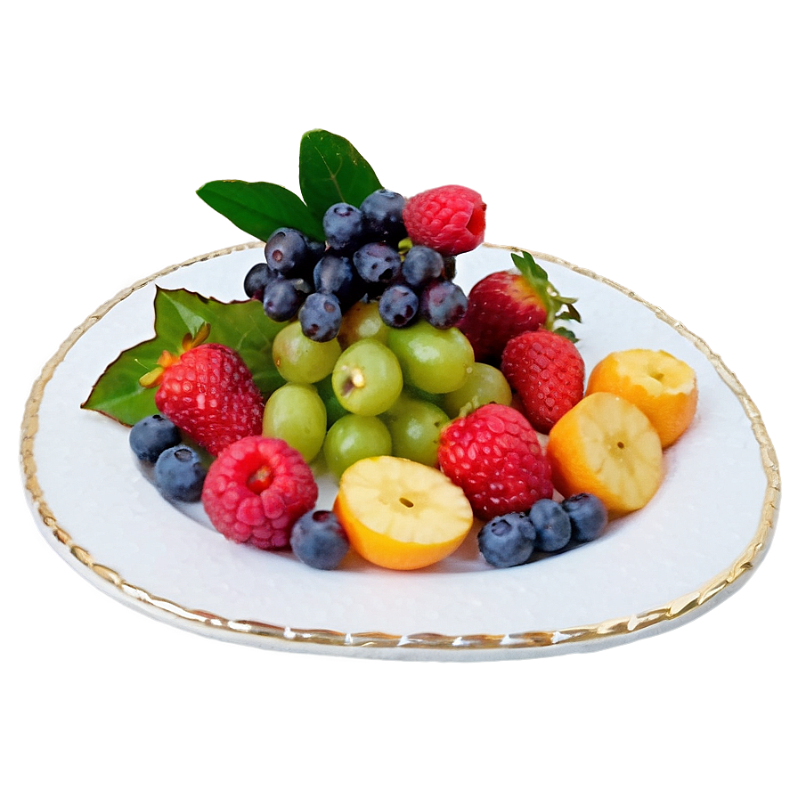 Decadent Fruit Platter Png 06132024 PNG