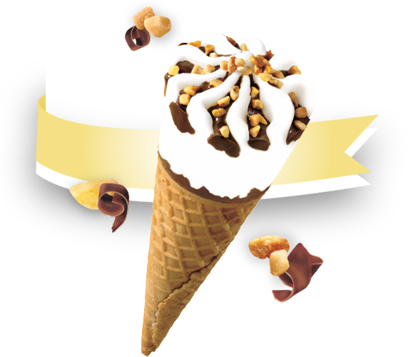 Decadent Ice Cream Cone PNG