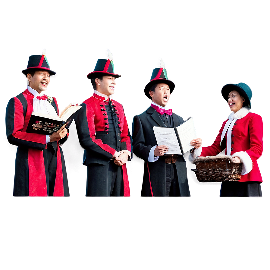 December Carolers Png Rhu PNG