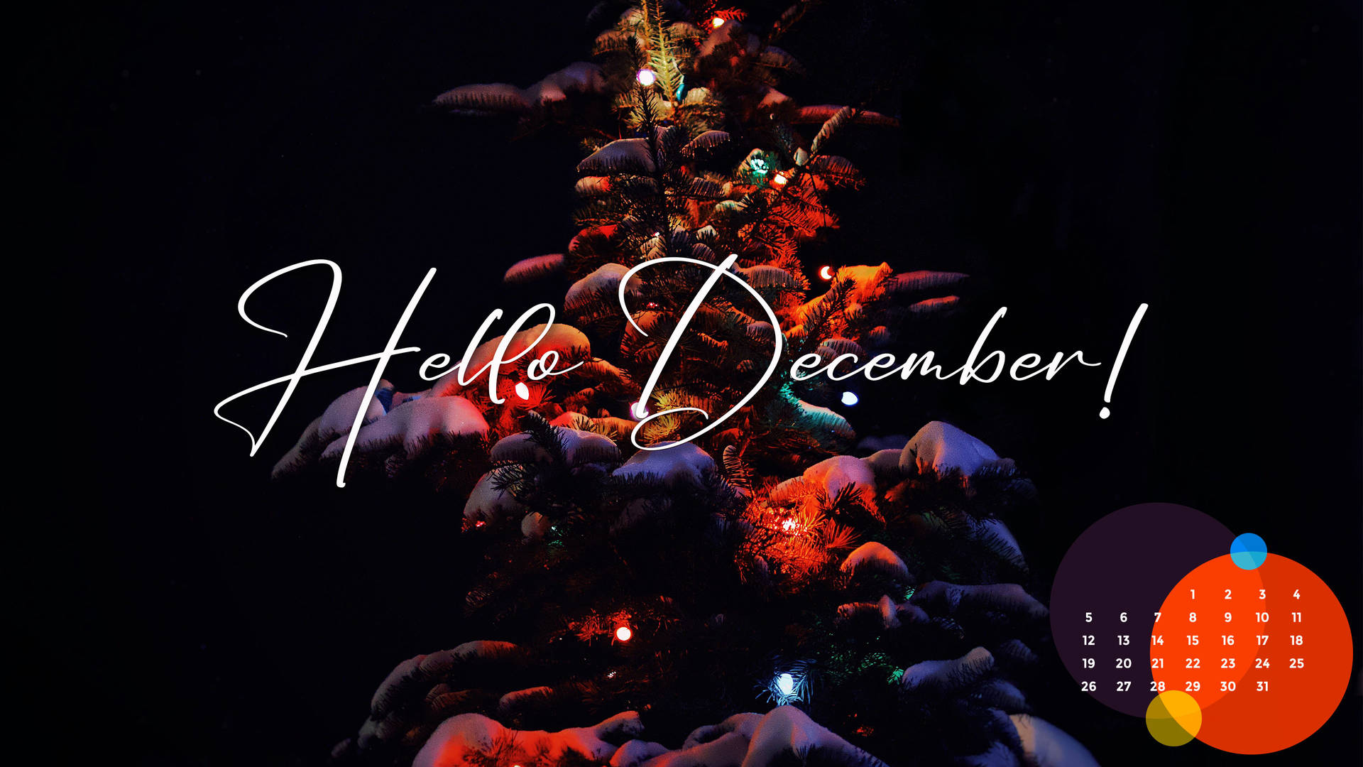 December Christmas Night Calendar 2021
