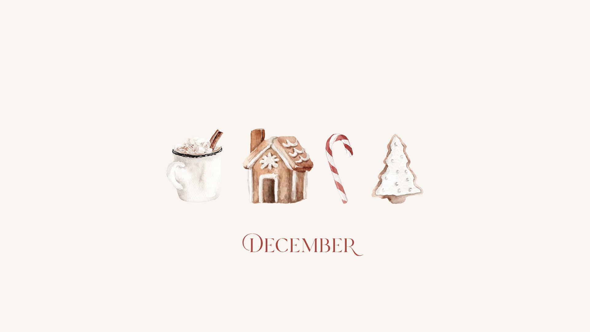 December Holiday Theme Wallpaper Wallpaper
