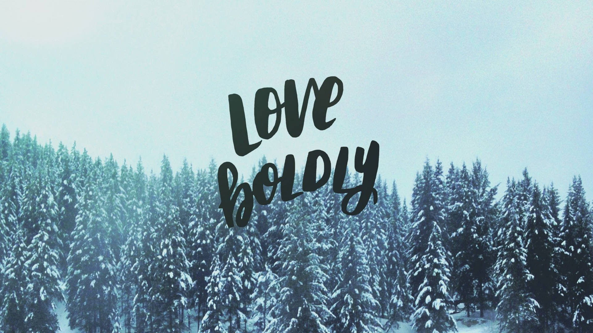 December Love Boldly Quote