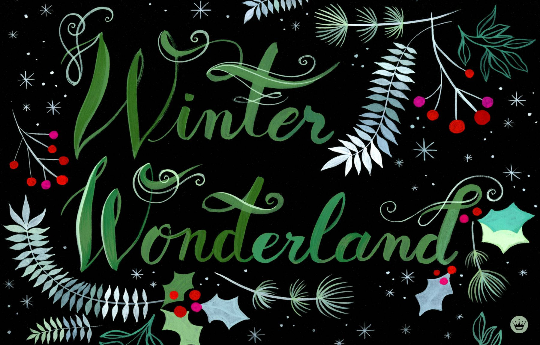 December Winter Wonderland Wallpaper