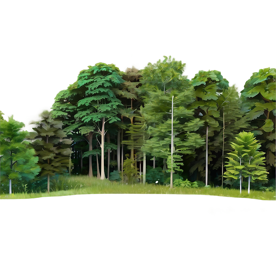Deciduous Forest Panorama Png Shd27 PNG