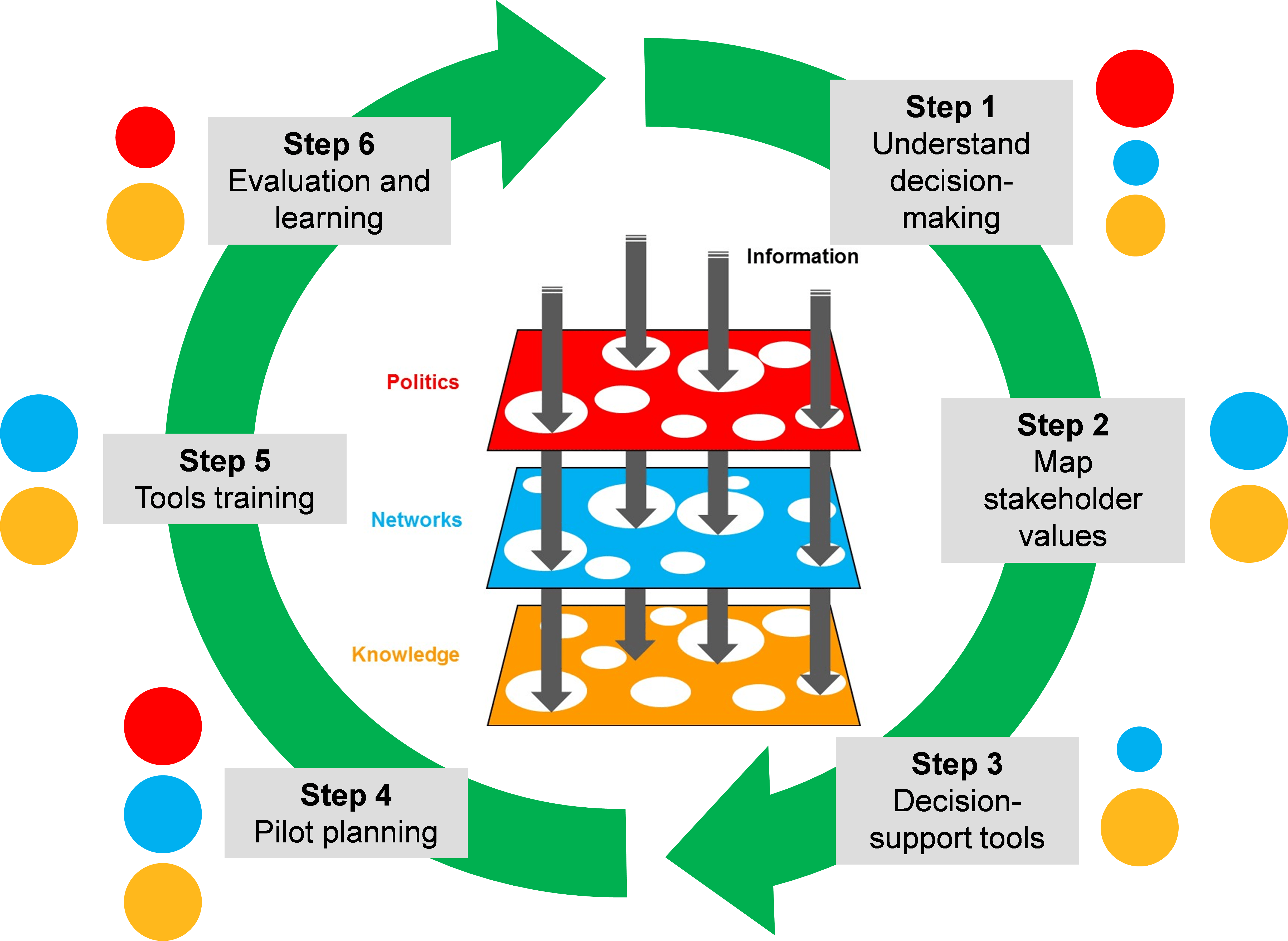 Decision Making Process Infographic PNG
