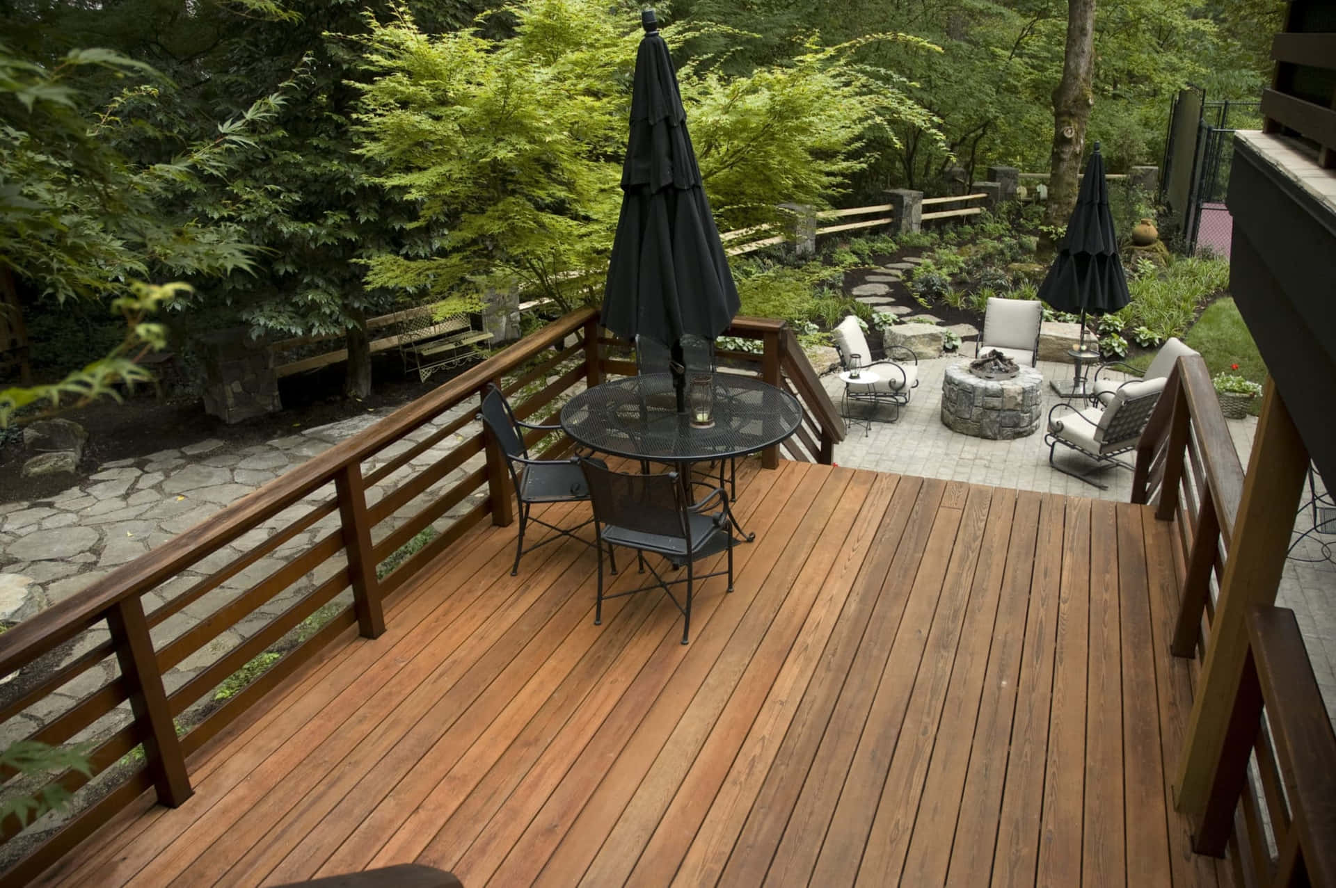 Natural Wood Deck Pictures