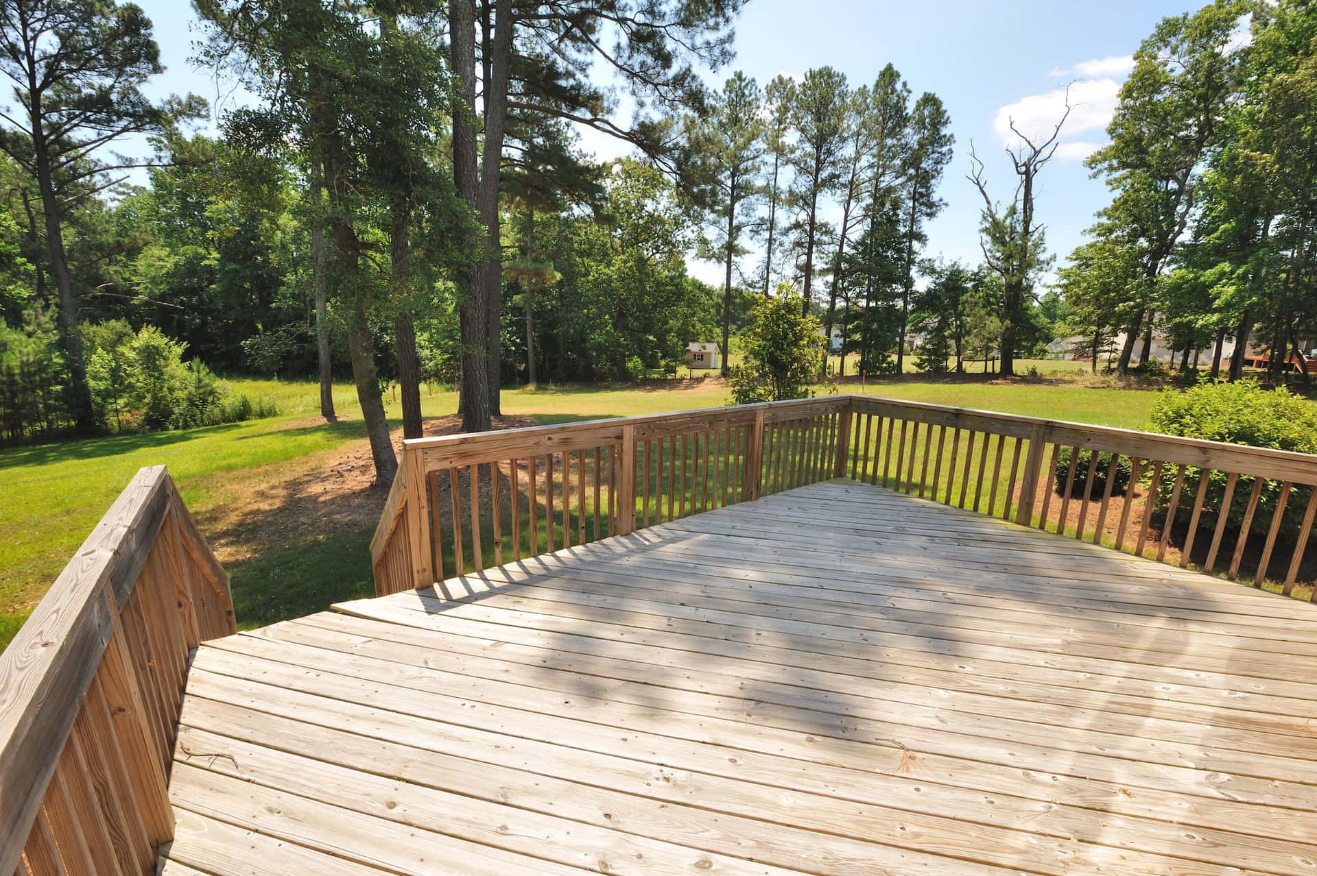 Large Wooden Deck Pictures