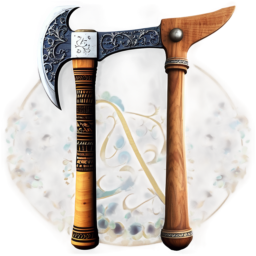 Decorative Axe Feature Png Gde20 PNG