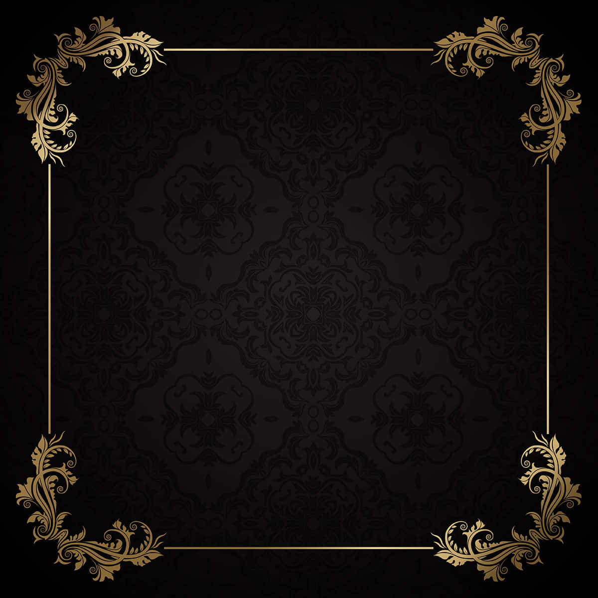 Decorative Background with Ornamental Pattern