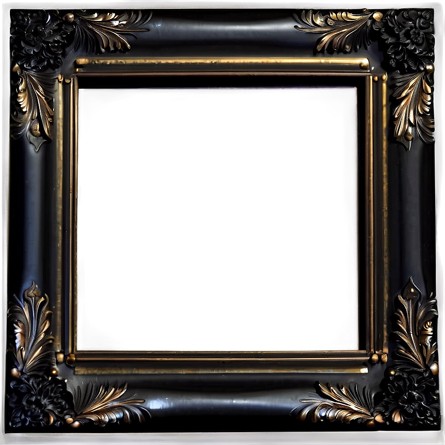 Decorative Black Frame Png Jbd8 PNG