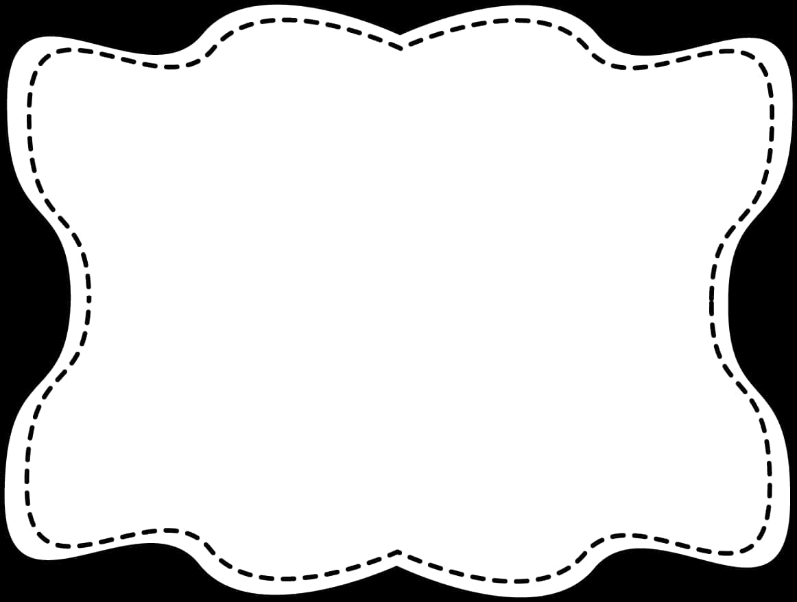 Decorative Blackand White Frame PNG