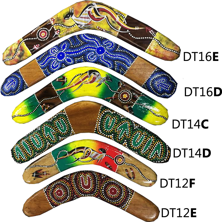 Decorative Boomerangs Collection PNG
