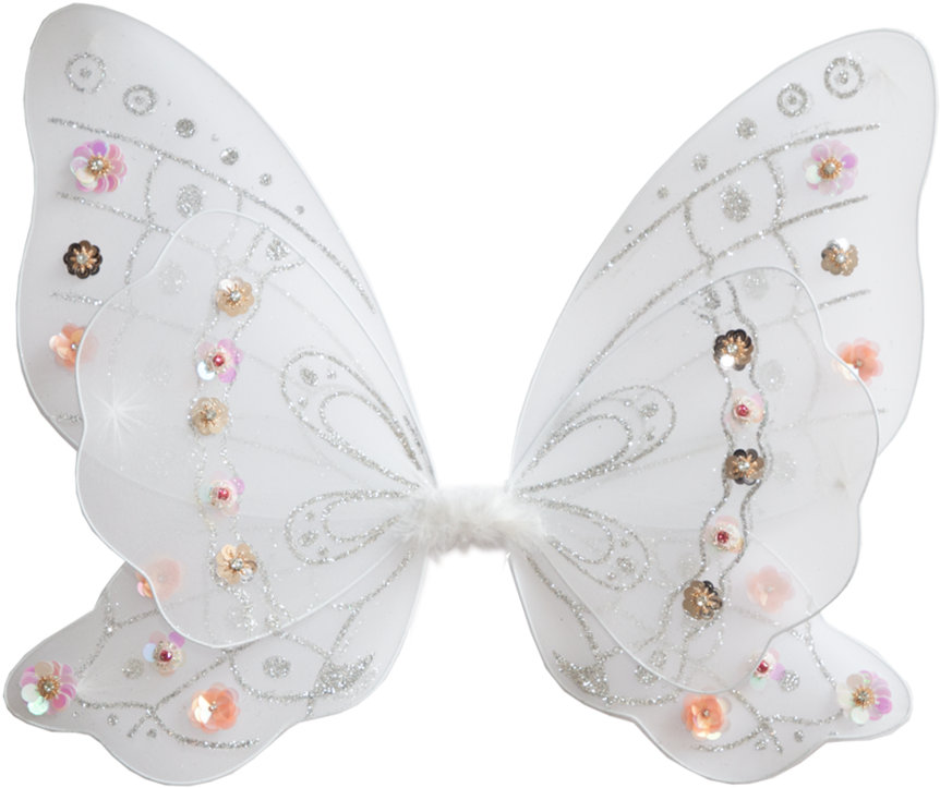 Decorative Butterfly Wings Accessory PNG