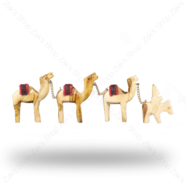 Decorative Camel Figurines Display PNG