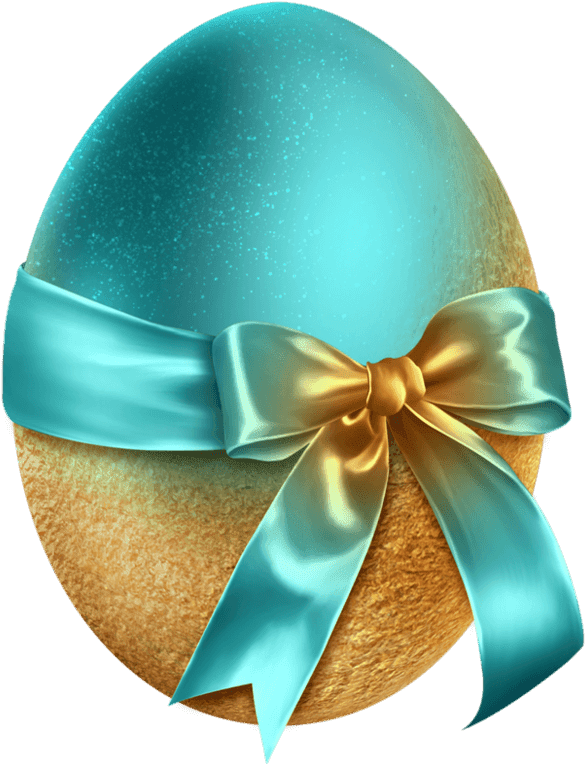 Download Decorative Easter Eggwith Bow | Wallpapers.com