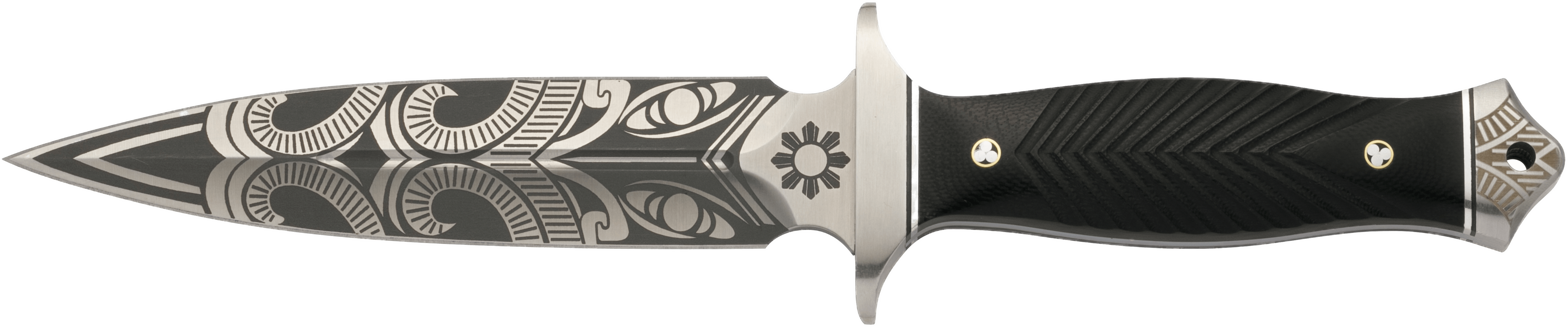 Decorative Engraved Dagger Design PNG