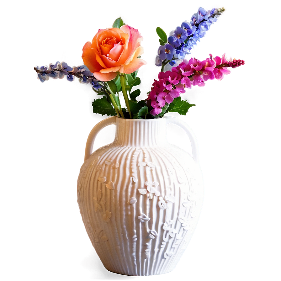 Decorative Flower Vase Png 06122024 PNG