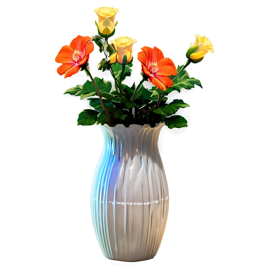 Decorative Flower Vase Png Pgp98 PNG