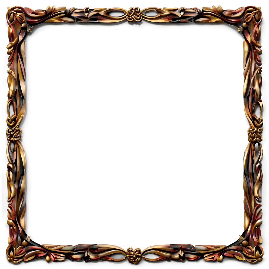 Decorative Frame Design Png 06262024 PNG