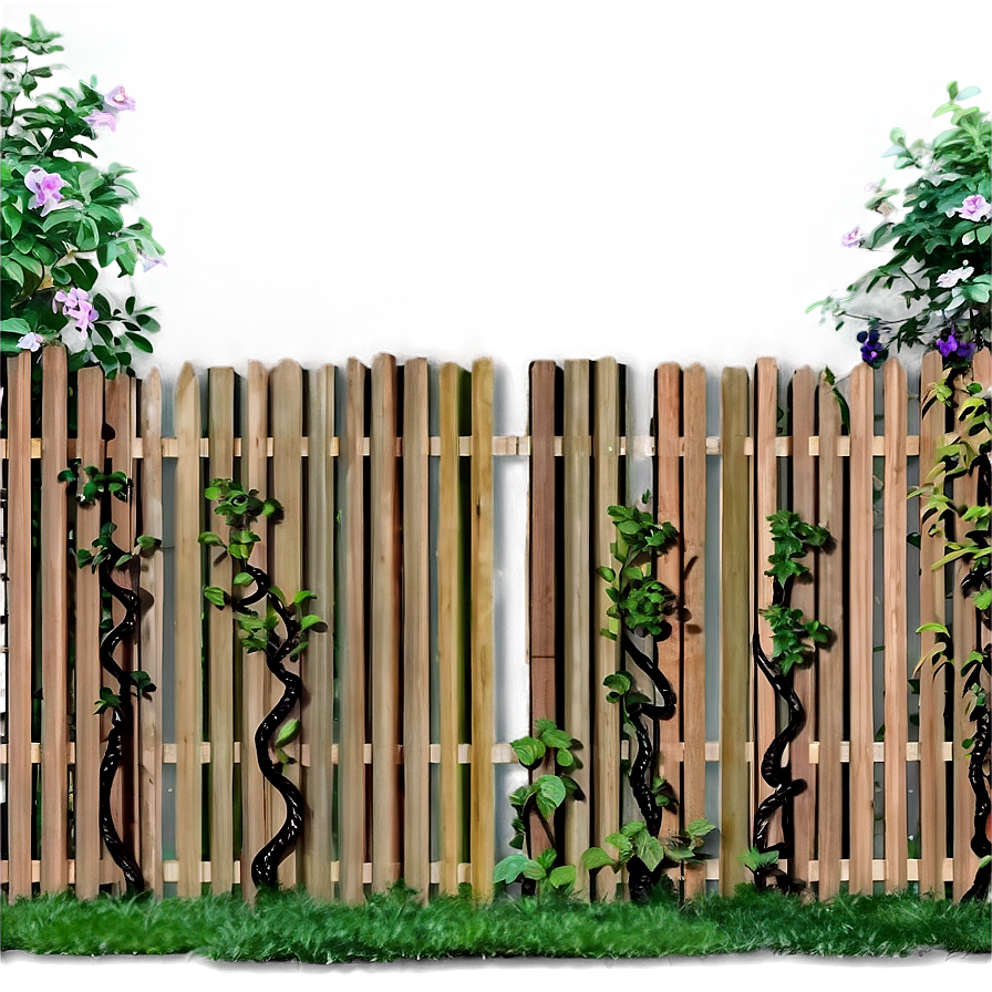 Decorative Garden Fence Png Tne PNG