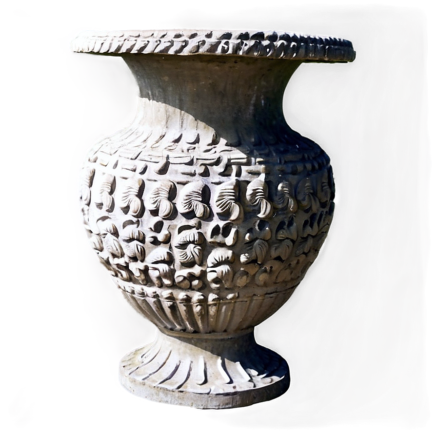 Decorative Garden Urn Png 06132024 PNG