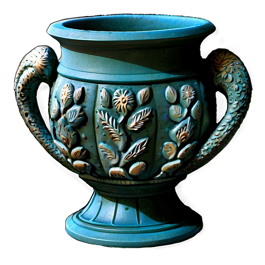 Decorative Garden Urn Png 06132024 PNG