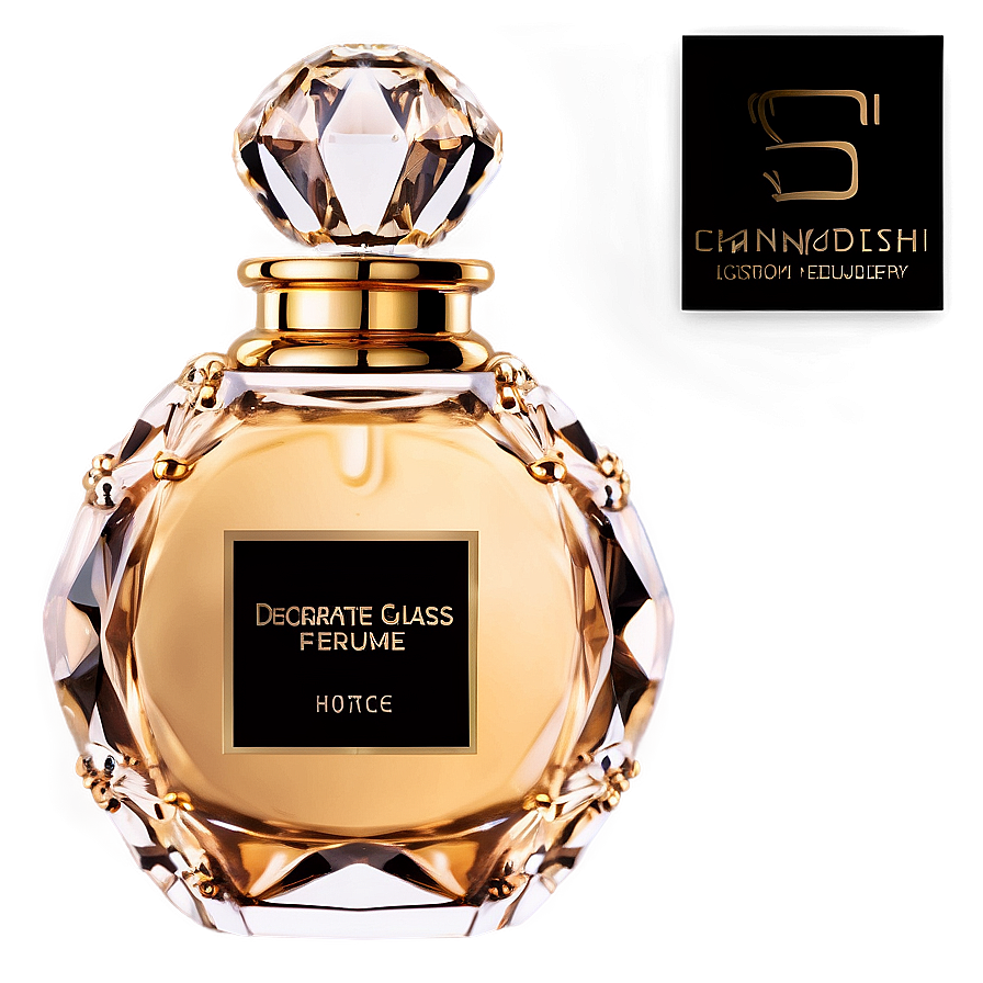 Decorative Glass Perfume Bottle Png Qns PNG