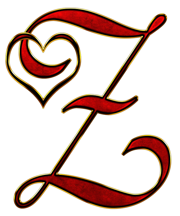 Decorative Letter Ewith Heart PNG