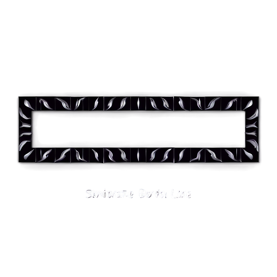 Decorative Line Border Frame Png 06262024 PNG