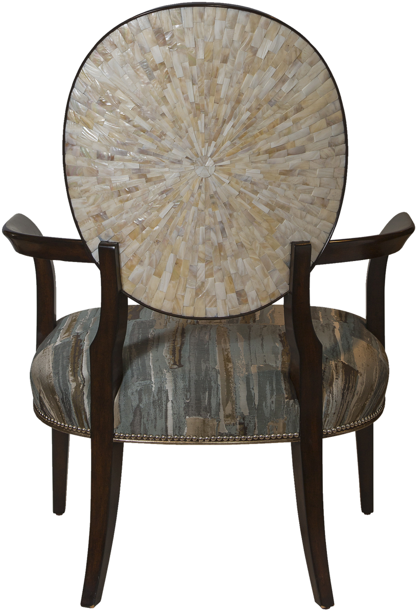 Decorative Mosaic Accent Chair.png PNG
