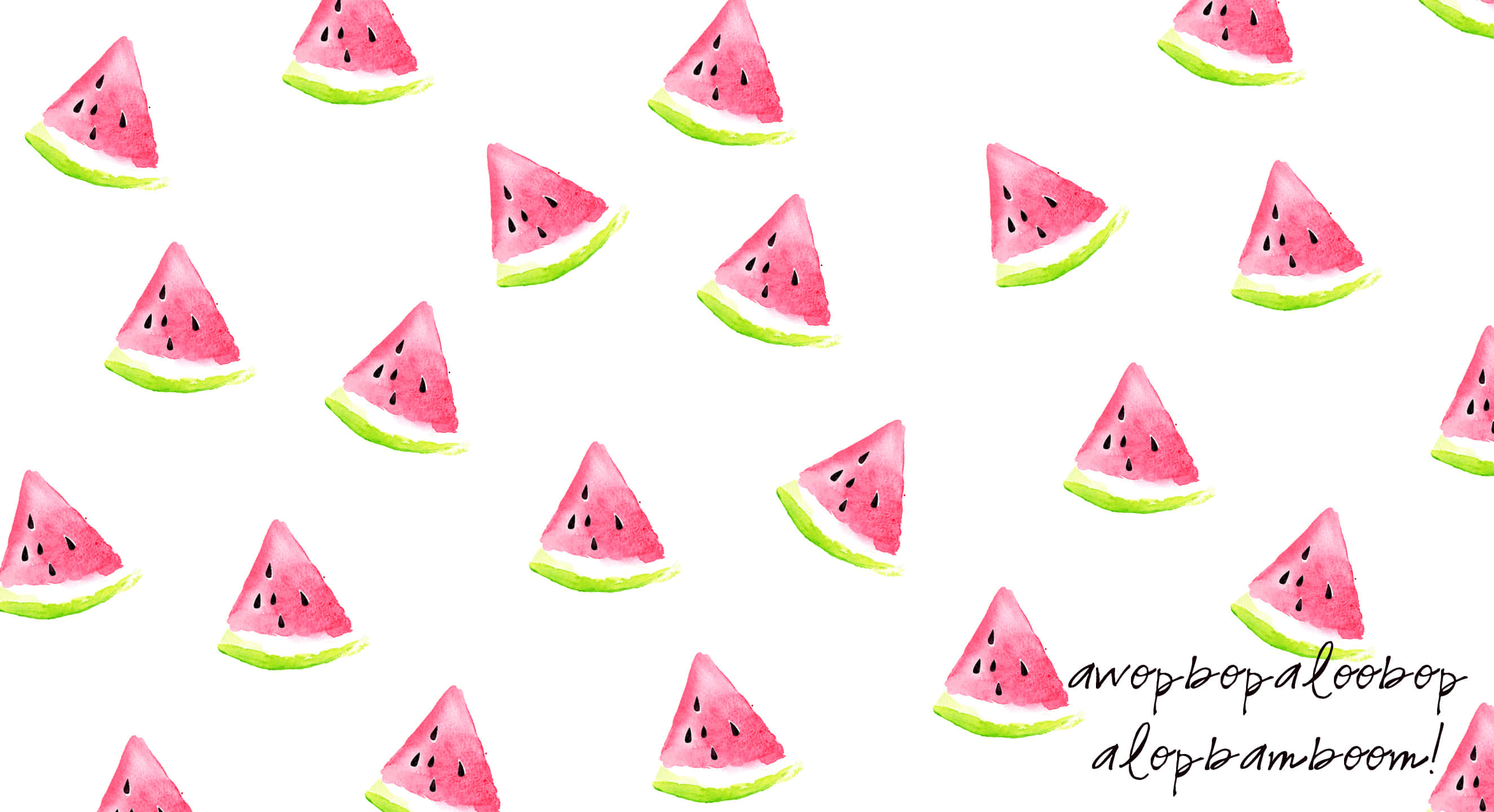 Decorative Numerous Sliced Watermelons Pattern Background