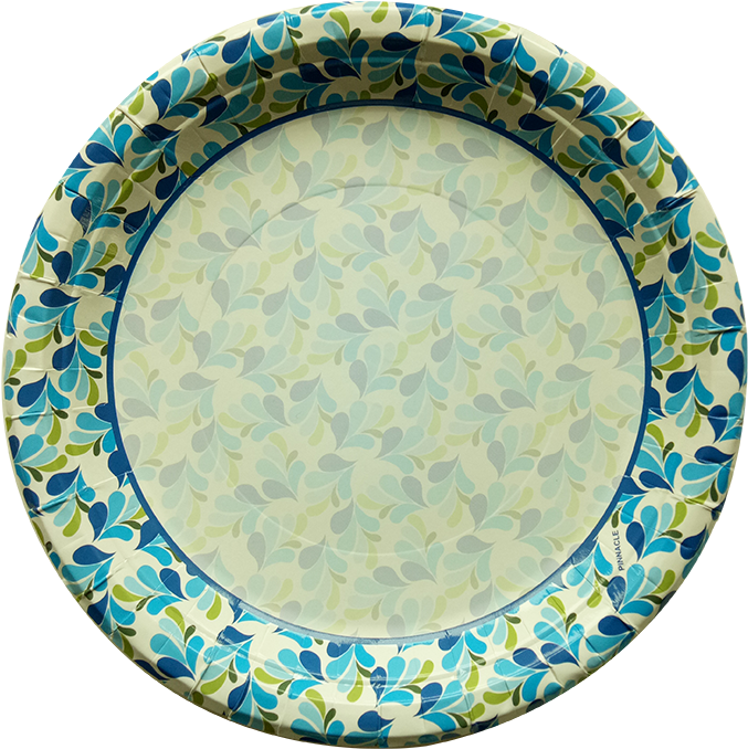 Decorative Paper Plate Design PNG