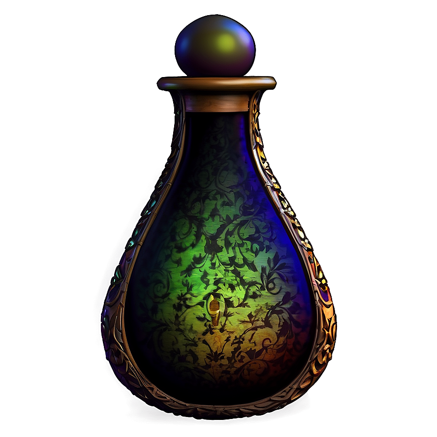 Decorative Potion Bottle Png Lnj26 PNG