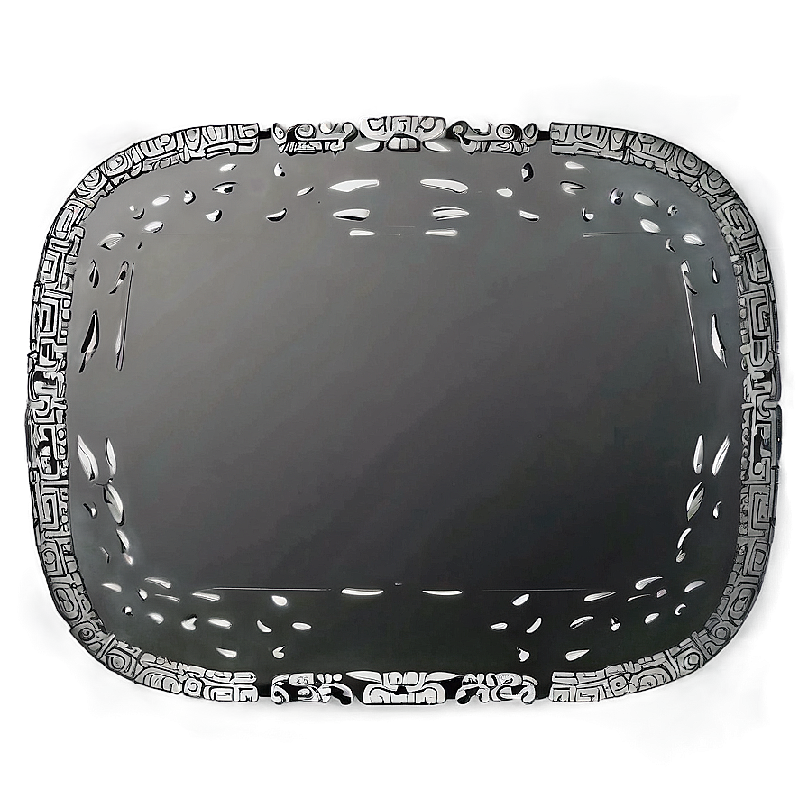 Decorative Rounded Rectangle Png 05252024 PNG