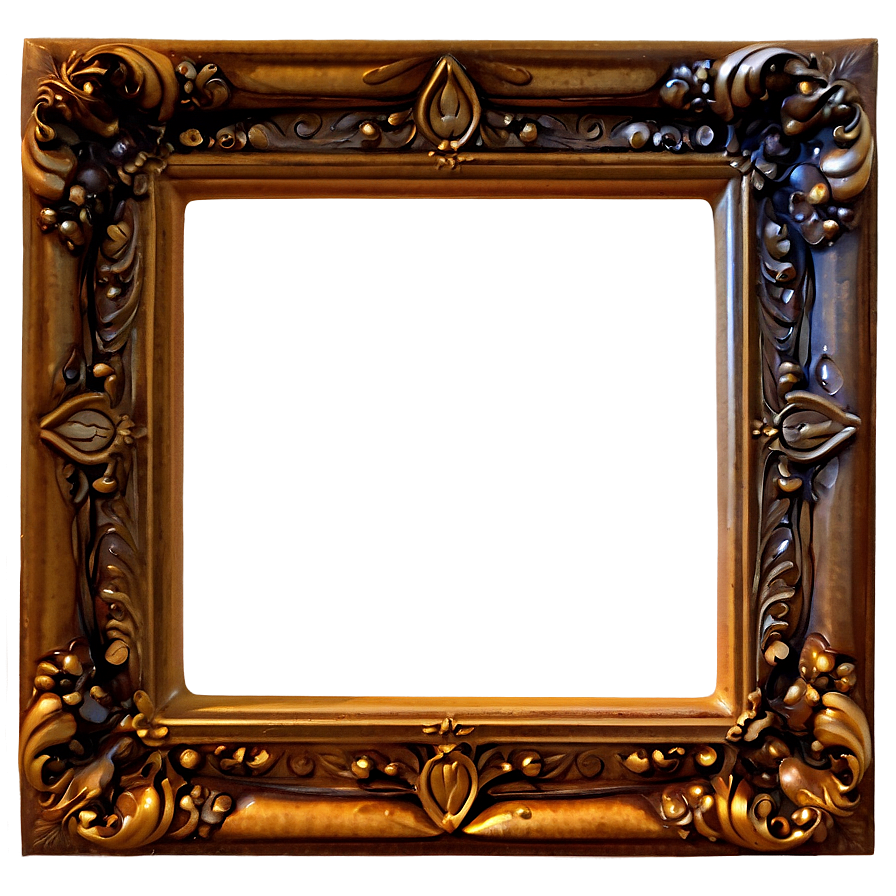 Decorative Square Frame Png Qqt PNG