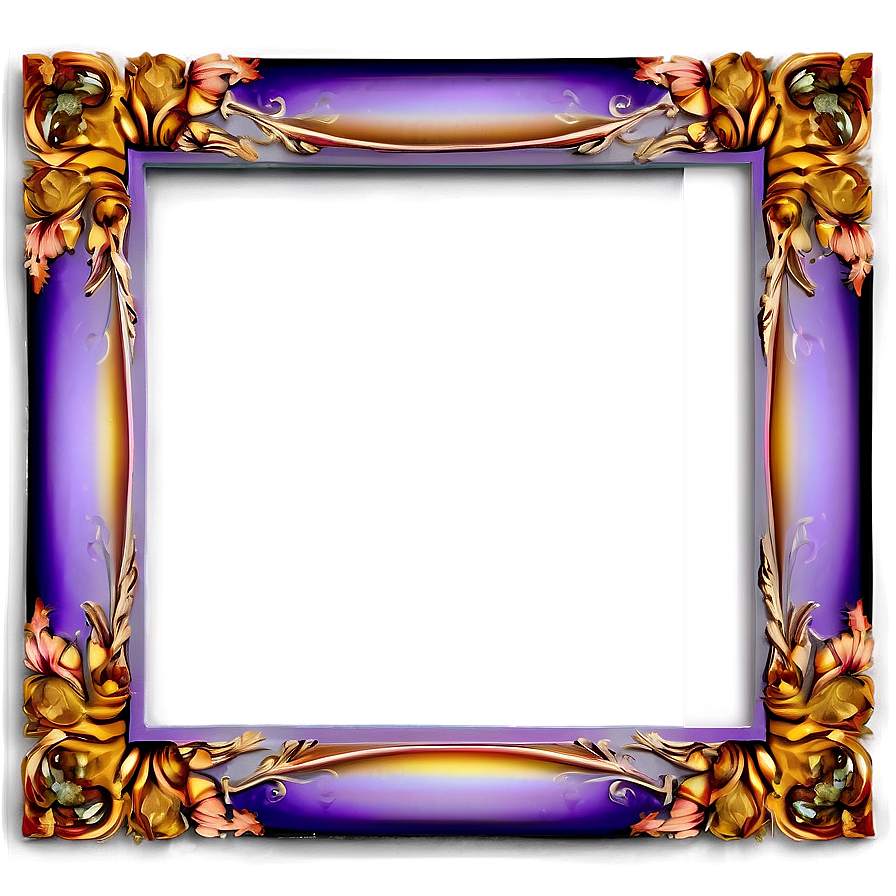 Decorative Square Frame Png Rhj65 PNG