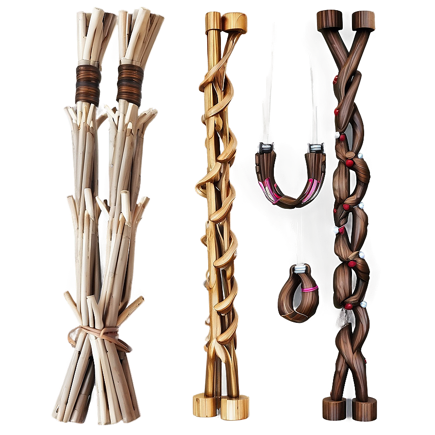 Decorative Sticks Png 06132024 PNG
