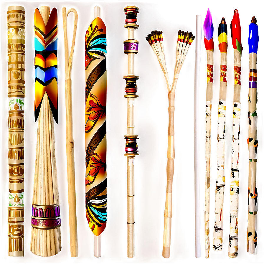 Decorative Sticks Png 06132024 PNG