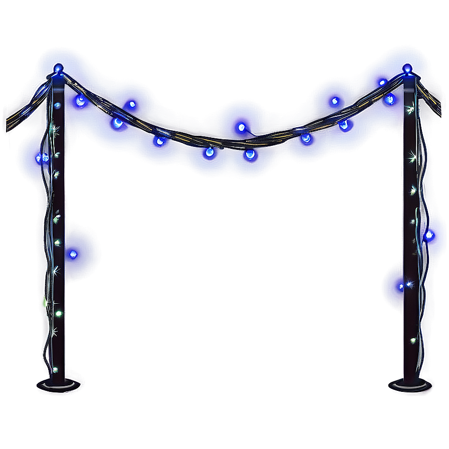 Decorative String Lights Png Tsg70 PNG