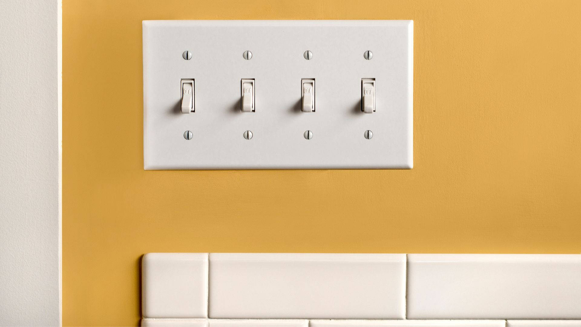 Decorative Wall Plate Switch Background