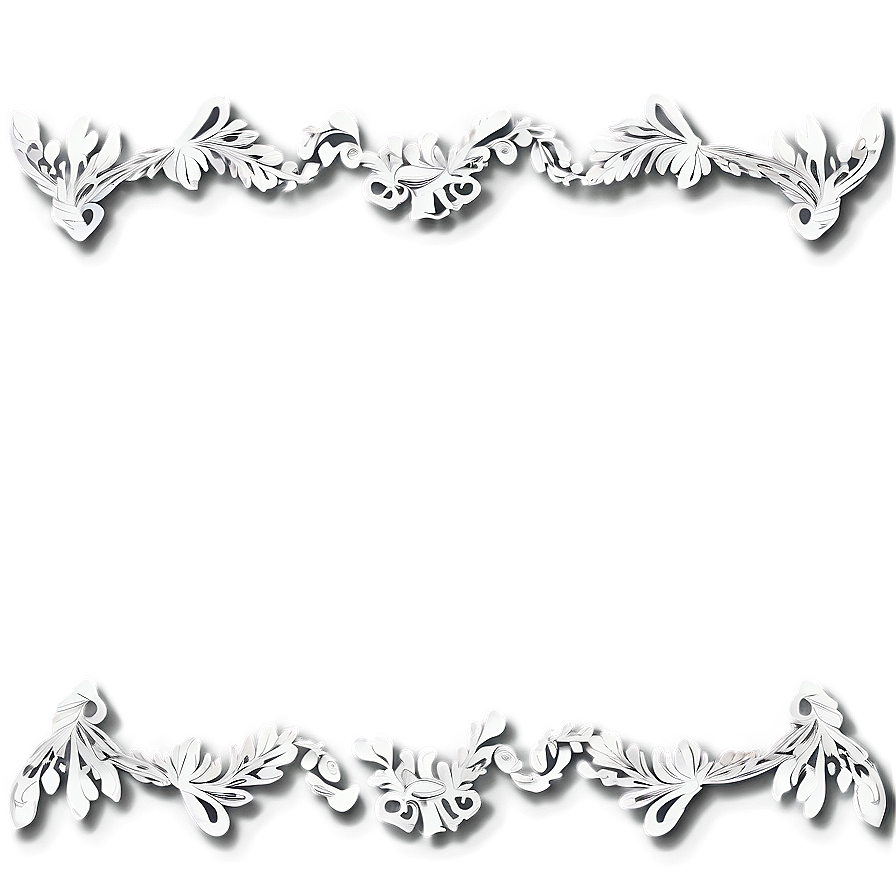 Decorative White Border Png Jow31 PNG